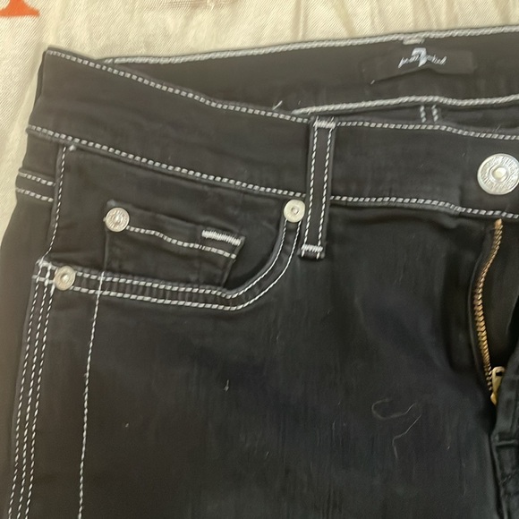 7 for all mankind black Jean - Picture 3 of 5